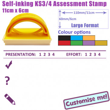 Teacher stamp | Grade presentation & effort, provide feedback and request pupil response