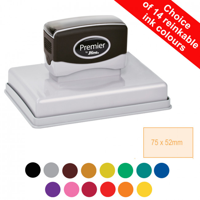 atmosfeer veld werper Custom Rubber Stamps | Large Custom Office/School Self-inking Stamper. Free  Delivery