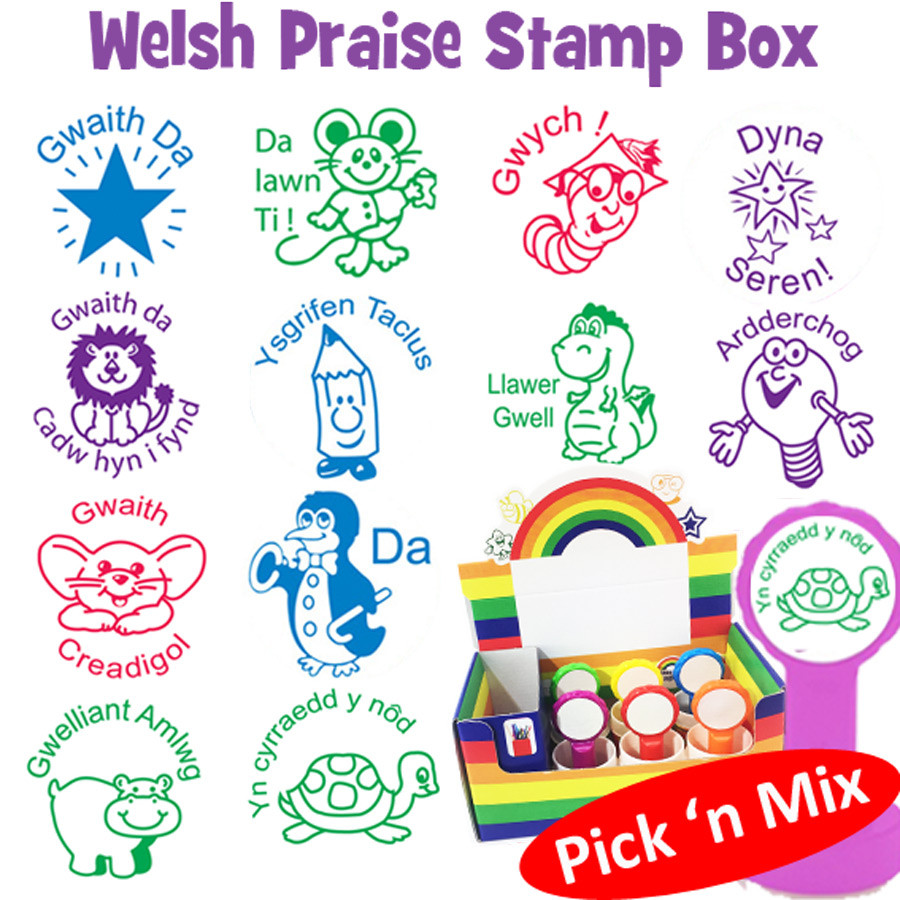Teacher School Stamp Personalised Customised ink Praise Reward Motivational 