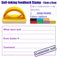 KS3 / 4 Written Feedback & Response Teacher Stamp - Large, Option 1